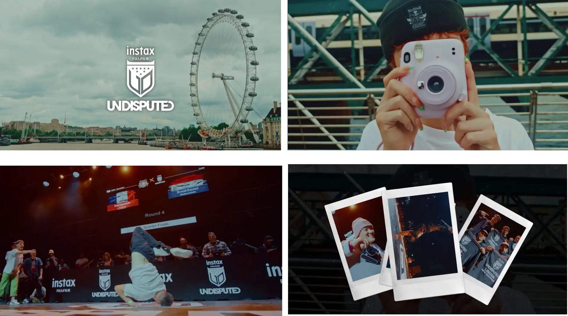 instax Breaking World Championship Key Visual Bottom